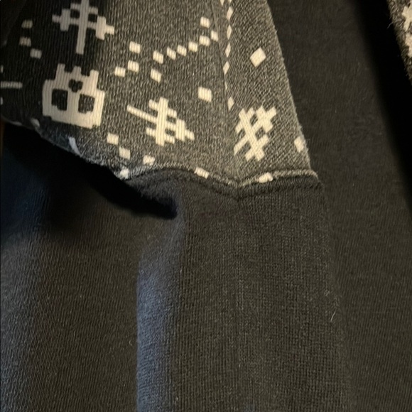 Neff Black Hoodie with Colorful Stripes - Picture 11 of 12